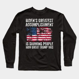 Biden'S Accomplishment Long Sleeve T-Shirt